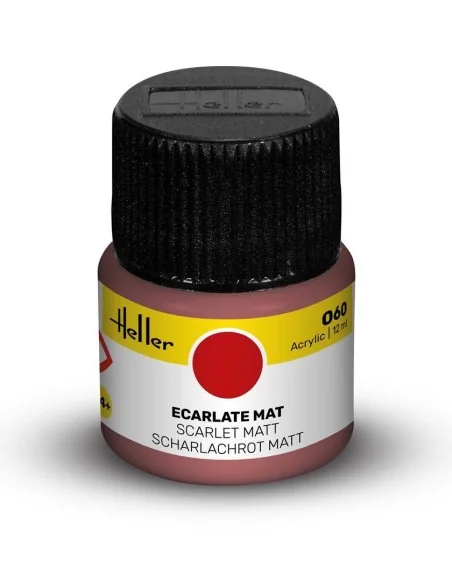 Acrylic Colour 060 Scarlet Matt - Heller 9060