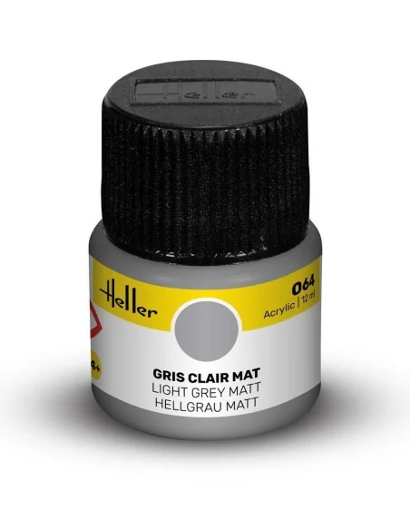 Acrylic Colour 064 Light Grey Matt - Heller 9064