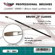 MIRAGE BRUSH FLAT HIGH QUALITY CLASSIC SERIES 1 size 2 - Mirage Hob...
