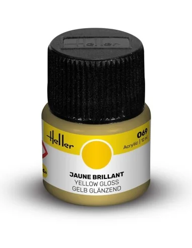 Acrylic Colour 069 Yellow Gloss - Heller 9069