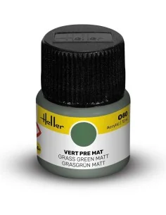 Acrylic Colour 080 Grass Green Matt - Heller 9080