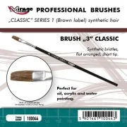 MIRAGE BRUSH FLAT HIGH QUALITY CLASSIC SERIES 1 size 3 - Mirage Hob...