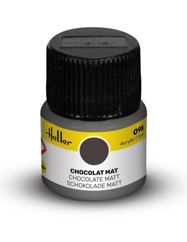 Acrylic Colour 098 Chocolate Matt - Heller 9098