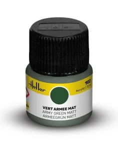 Acrylic Colour 102 Army Green Matt - Heller 9102