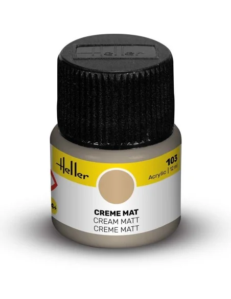 Acrylic Colour 103 Cream Matt - Heller 9103