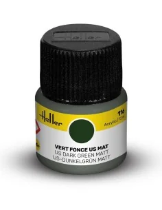 Acrylic Colour 116 US Dark Green Matt - Heller 9116