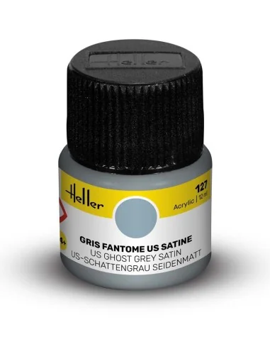 Acrylic Colour 127 US Ghost Grey Satin - Heller 9127