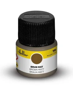 Acrylic Colour 186 Brown Matt - Heller 9186