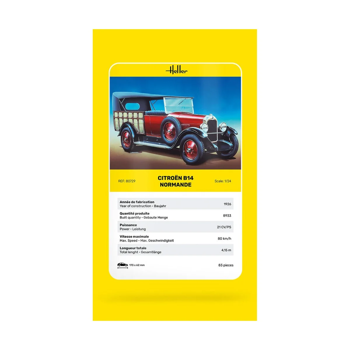 Citroen B14 Normande - Heller 80729