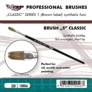MIRAGE BRUSH FLAT HIGH QUALITY CLASSIC SERIES 1 size 5 - Mirage Hob...