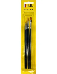 Brush Set No. 3/0-3-6-10 - Heller 9901