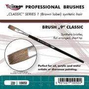 MIRAGE BRUSH FLAT HIGH QUALITY CLASSIC SERIES 1 size 9 - Mirage Hob...