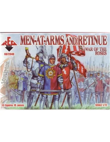 War of the Roses 1. Men-at-Arms & Retinu, 1/72 - Red Box RB72040