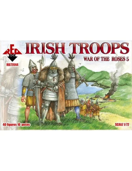 Irish troops, War of the Roses 5, 1/72 - Red Box RB72044