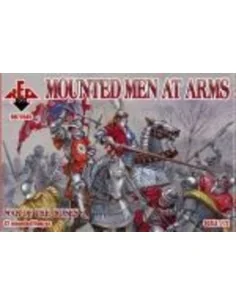 Mounted Men at Arms, War of the Roses 6, 1/72 - Red Box RB72045