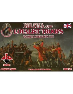 Militia+Loyalist Troops 1745, Jacobite R., 1/72 - Red Box RB72051