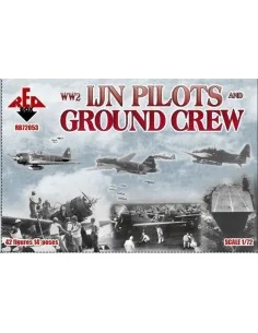 WW2 IJN pilots and ground crew, 1/72 - Red Box RB72053
