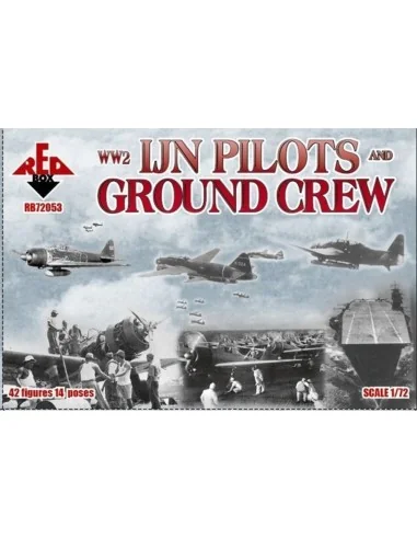 WW2 IJN pilots and ground crew, 1/72 - Red Box RB72053