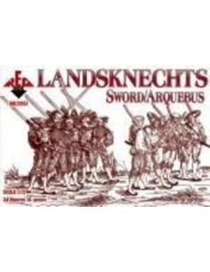 Landsknechts (Sword/Arquebus) 16th centu, 1/72 - Red Box RB72057