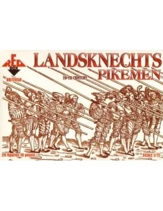 Landsknechts (Pikemen), 16th century, 1/72 - Red Box RB72058