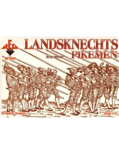 Landsknechts (Pikemen), 16th century, 1/72 - Red Box RB72058