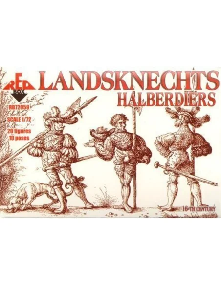 Landsknechts (Halberdiers), 16th century, 1/72 - Red Box RB72059