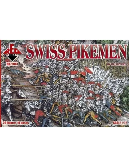 Swiss pikemen, 16th century, 1/72 - Red Box RB72061