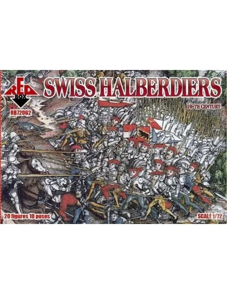 Swiss halberdiers, 16th century, 1/72 - Red Box RB72062