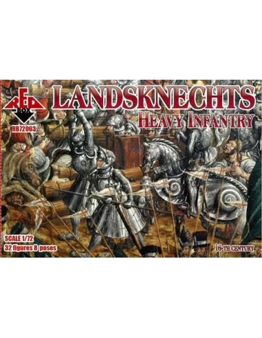 Landsknechts (Heavy infantry) 16th centu, 1/72 - Red Box RB72063
