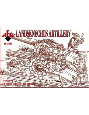Landsknechts (Artillery), 16th century, 1/72 - Red Box RB72064