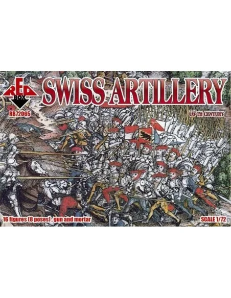Swiss artillery, 16th century, 1/72 - Red Box RB72065
