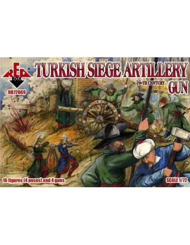 Turkish Siege Artillery GUN, 1/72 - Red Box RB72069