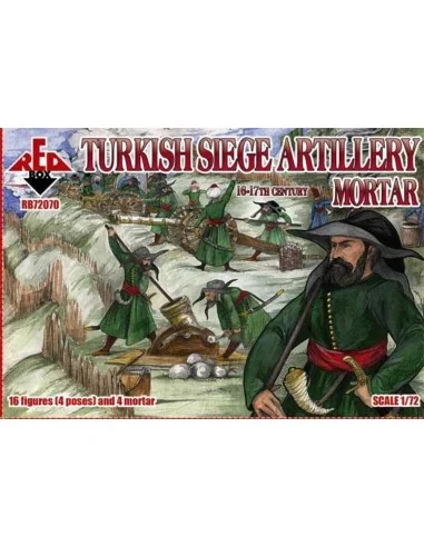 Turkish Siege Artillery Mortar, 1/72 - Red Box RB72070