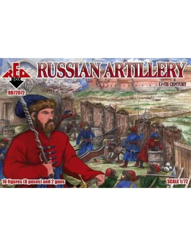 Russian Artillery, 17th century, 1/72 - Red Box RB72072