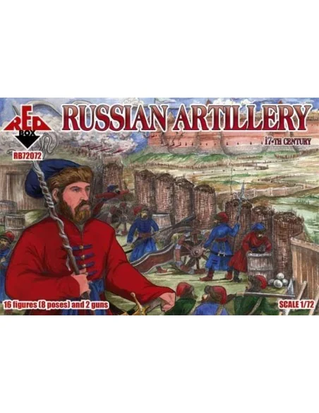 Russian Artillery, 17th century, 1/72 - Red Box RB72072