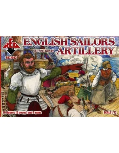 English sailors artillery, 16-17th centur, 1/72 - Red Box RB72083
