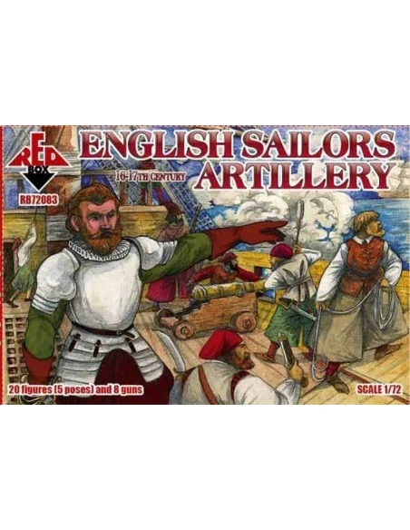 English sailors artillery, 16-17th centur, 1/72 - Red Box RB72083