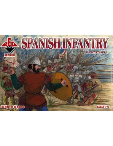 Spanish infantry, 16th century, set 1, 1/72 - Red Box RB72096