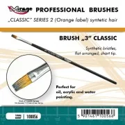 MIRAGE BRUSH FLAT HIGH QUALITY CLASSIC SERIES 2 size 3 - Mirage Hob...