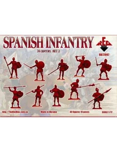Spanish infantry, 16th century, set 2, 1/72 - Red Box RB72097
