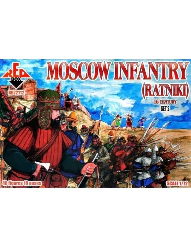 Moscow infantry(ratniki)16 cent., Set 2, 1/72 - Red Box RB72112