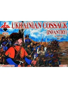 Ukrainian Cossack (infantry)16 cent.Set1, 1/72 - Red Box RB72114