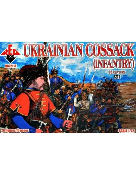 Ukrainian Cossack (infantry)16 cent.Set1, 1/72 - Red Box RB72114