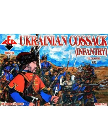 Ukrainian Cossack(infantry)16 cent.Set3, 1/72 - Red Box RB72116