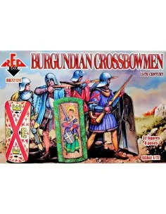 Burgundian crossbowmen, 15th century, 1/72 - Red Box RB72124