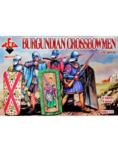 Burgundian crossbowmen, 15th century, 1/72 - Red Box RB72124
