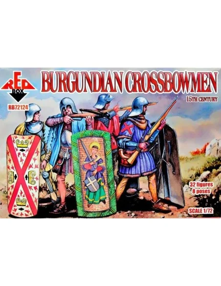 Burgundian crossbowmen, 15th century, 1/72 - Red Box RB72124