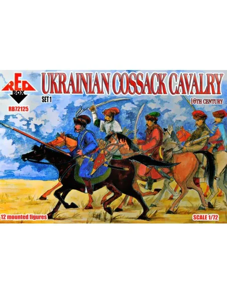 Ukrainian Cossack cavalry, 16th century, set 1, 1/72 - Red Box RB72125