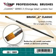 MIRAGE BRUSH FLAT HIGH QUALITY CLASSIC SERIES 2 size 6 - Mirage Hob...