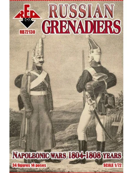 Russian grenadiers, 1804-1808, 1/72 - Red Box RB72130